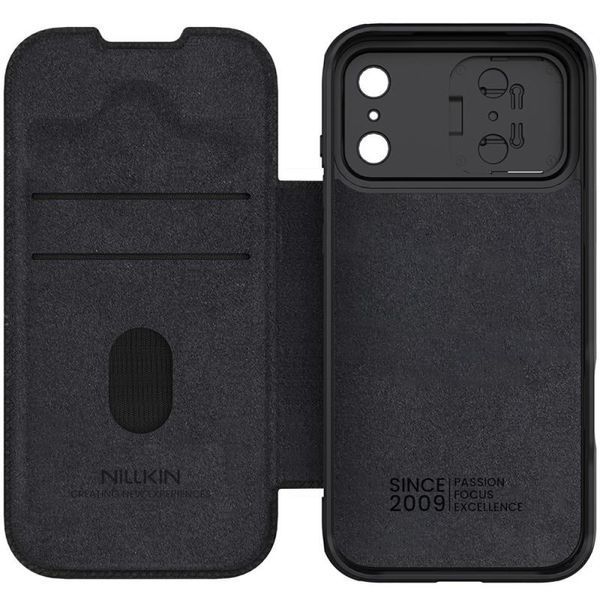 Шкіряний чохол-книжка Nillkin Qin Pro Camshield для Apple iPhone 17 Pro Max (6.9") 81515 фото