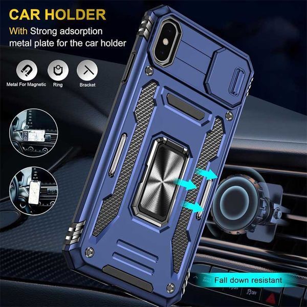 Ударостійкий чохол Camshield Army Ring для Apple iPhone XS Max (6.5") 68269 фото
