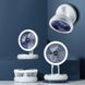 Настільний складний вентилятор Folding Fan 2in1 with Night Light 78955 фото 4