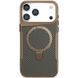 TPU+PC чохол Metal Buttons with MagSafe Carbon Ring для Apple iPhone 17 Pro (6.3") 80931 фото 1