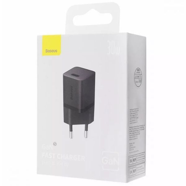МЗП Baseus GaN5 Fast Charger (mini) PD30W (1USB-C) (CCGN070) 68704 фото