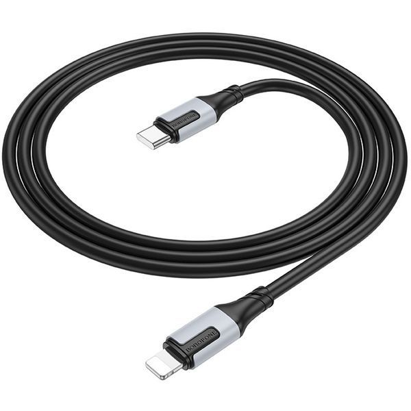 Дата кабель Borofone BX101 Creator 27W Type-C to Lightning (1m) 71158 фото