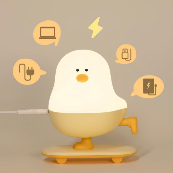 Уцінка Нічник L63 Chicken on a Skateboard 79743 фото