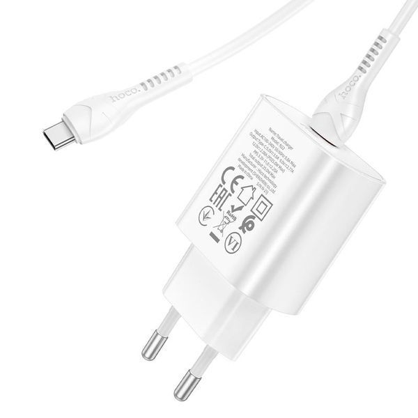 МЗП Hoco N22 Jetta PD25W (1USB-C) + кабель Type-C to Type-C 55849 фото
