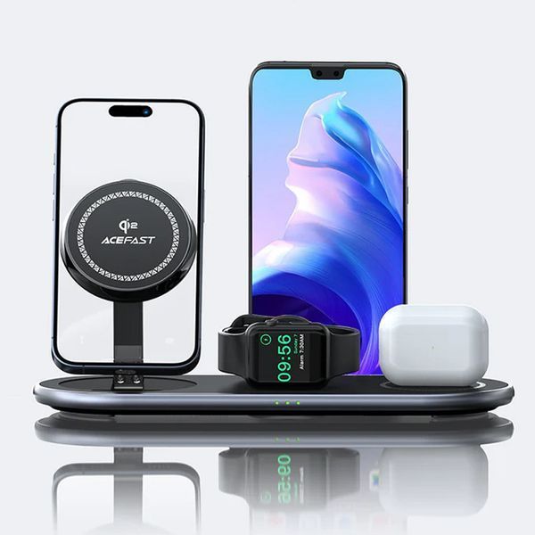 БЗП Acefast E19 Qi2 desktop 3-in-1 73068 фото