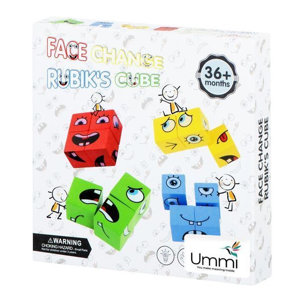 Настільна інтерактивна гра Ummi Face Change Rubik's Cube 79863 фото