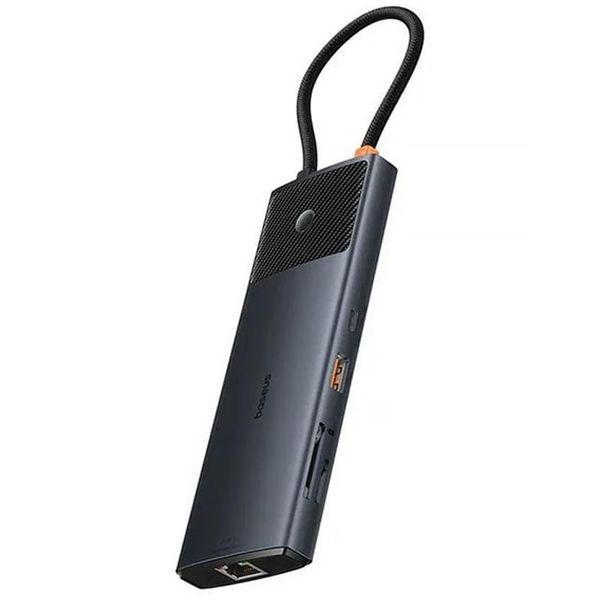 Перехідник HUB Baseus Metal Gleam II OS 10in1 Dual Display (B00061800123-01) 80544 фото