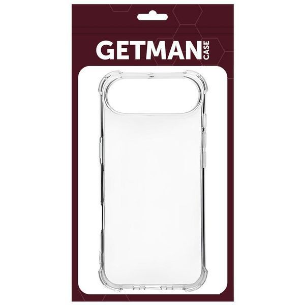 TPU чохол GETMAN Ease logo посилені кути для Apple iPhone 17 Air (6.5") 80189 фото