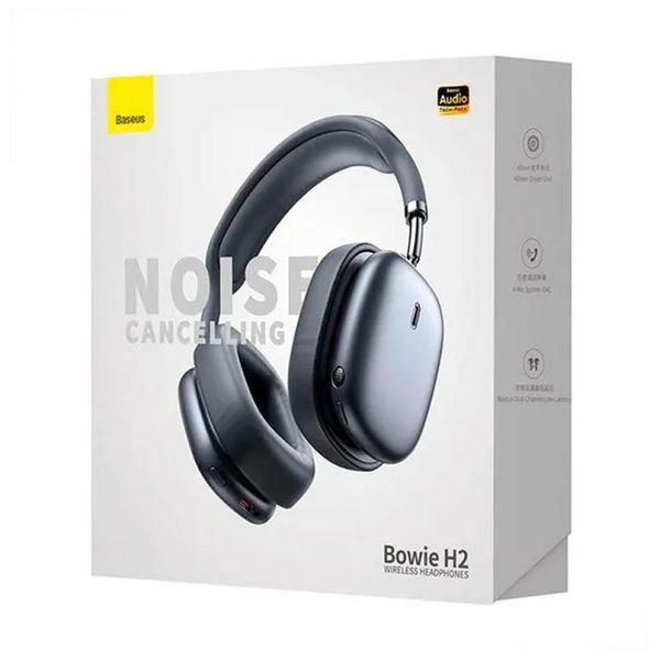 Накладні бездротові навушники Baseus Bowie H2 (NGTW260001) 78622 фото