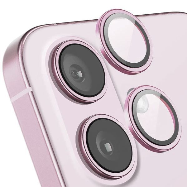 Захисне скло Metal Classic на камеру (у упак.) для Apple iPhone 16 (6.1") / 16 Plus (6.7") 74639 фото