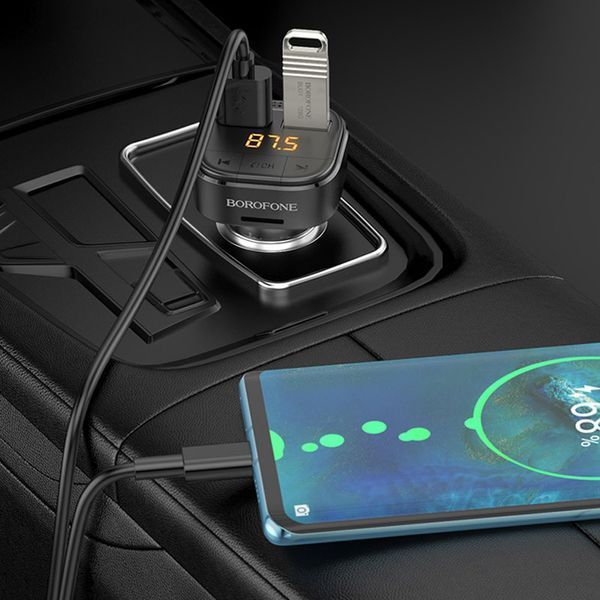 АЗП FM модулятор Borofone BC43 Flash QC3.0 73995 фото