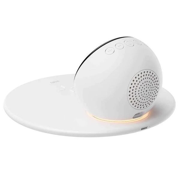 БЗП WIWU Wi-W017 15W Wireless Charger+Digital Alarm+Bluetooth Speaker 68520 фото