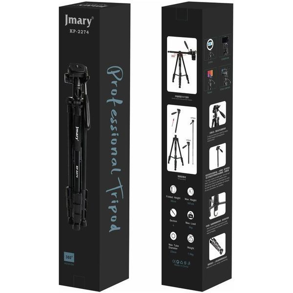 Штатив Jmary KP-2274 для зйомки 41-167см + чохол 81712 фото