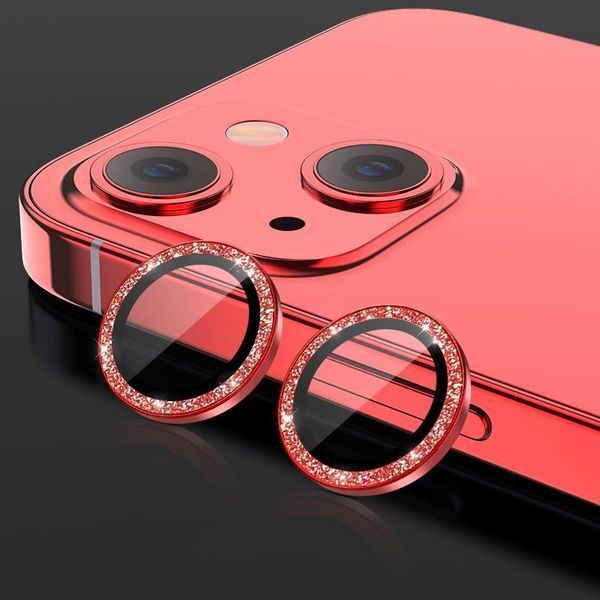Захисне скло Metal Sparkles на камеру (у упак.) для Apple iPhone 15 (6.1") / 15 Plus (6.7") 65698 фото