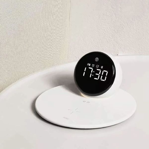 БЗП WIWU Wi-W017 15W Wireless Charger+Digital Alarm+Bluetooth Speaker 68520 фото