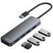 Перехідник HUB Baseus UltraJoy Series Lite 4-Port (USB-A to 4xUSB3.0+Type-C) (1m) (B0005280B811-02) 80545 фото 2
