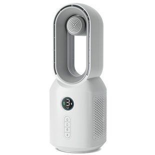 Настільний вентилятор F8 3in1 з Bluetooth-динаміком і нічником 4000mAh 78534 фото