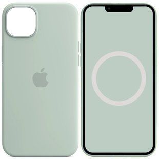 Чохол Silicone case (AAA) with Magsafe and Animation для Apple iPhone 14 (6.1") 72055 фото