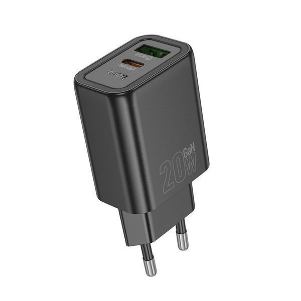 МЗП Hoco N61 Gentle PD20W+QC3.0 (1USB-A/1C) 77092 фото