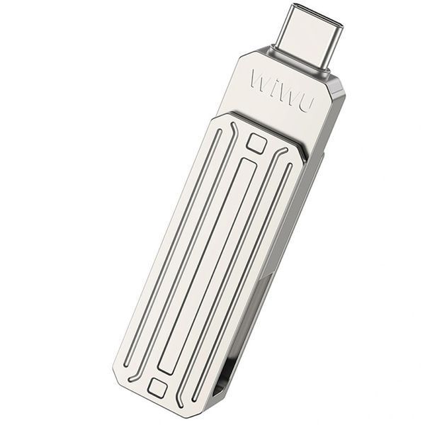 Флеш-накопичувач WIWU Wi-FD001 3in1 (USB-A/C/L) USB 3.0 &mdash; 64GB 77954 фото