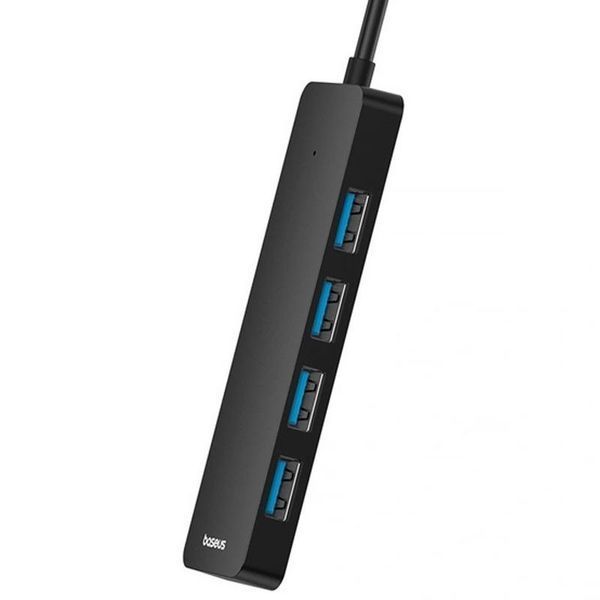 Перехідник HUB Baseus UltraJoy Series 4-Port (USB-A to 4xUSB3.0+Type-C) (0.5m) (B0005280B811-04) 80546 фото