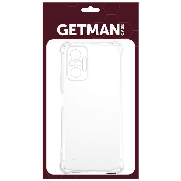 TPU чохол GETMAN Ease logo посилені кути Full Camera для Xiaomi Redmi Note 10 Pro / 10 Pro Max 72212 фото