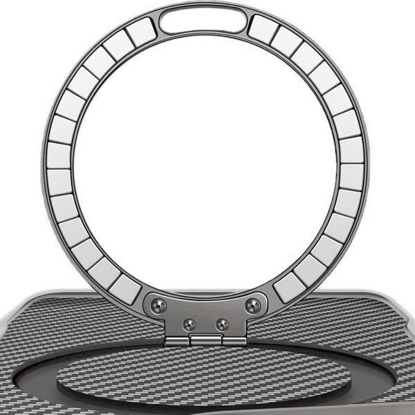 TPU+PC чохол Metal Buttons with MagSafe Carbon Ring для Apple iPhone 17 Pro Max (6.9") 80932 фото