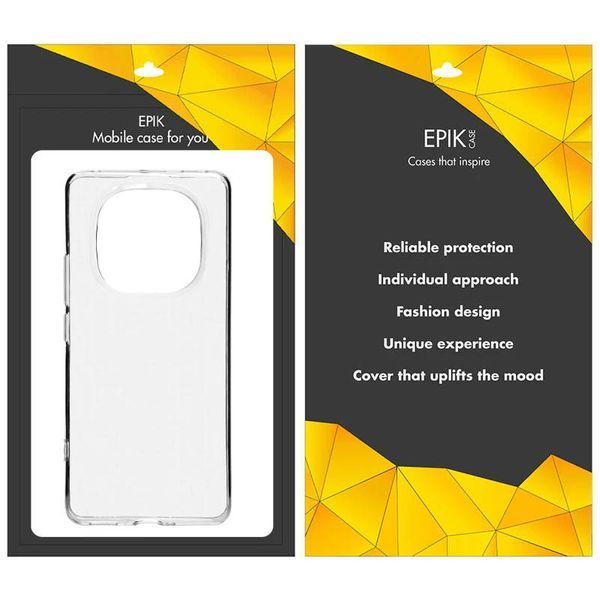 TPU чохол Epic Transparent 1,5mm для Xiaomi Redmi Note 14 Pro 5G 76929 фото