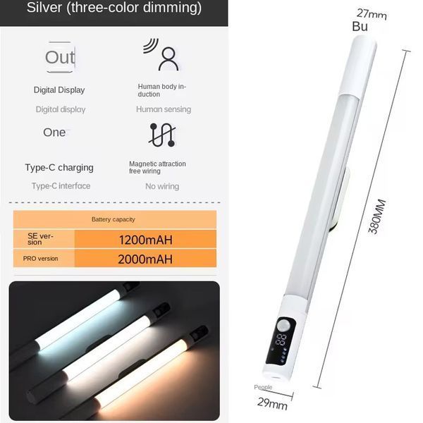 Сенсорний світильник LED з датчиком руху MZ-L2902 Pro (29*27*380mm) 72953 фото