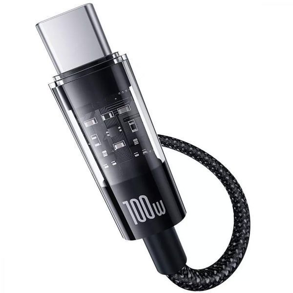 Дата кабель Baseus Gem Fast Charging Type-C to Type-C 100W (1m) (P10373000111) 79474 фото
