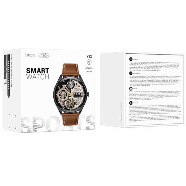 Смарт-годинник Hoco Smart Watch Y22 Amoled Smart sports watch (call version) 74008 фото