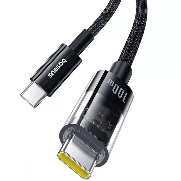 Дата кабель Baseus Gem Fast Charging Type-C to Type-C 100W (1m) (P10373000111) 79474 фото