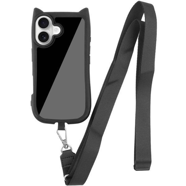 Чохол TPU GETMAN Cat with straps для Apple iPhone 16 (6.1") 78786 фото