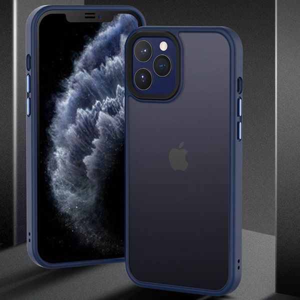 TPU+PC чохол Metal Buttons для Apple iPhone 12 Pro / 12 (6.1") 39993 фото