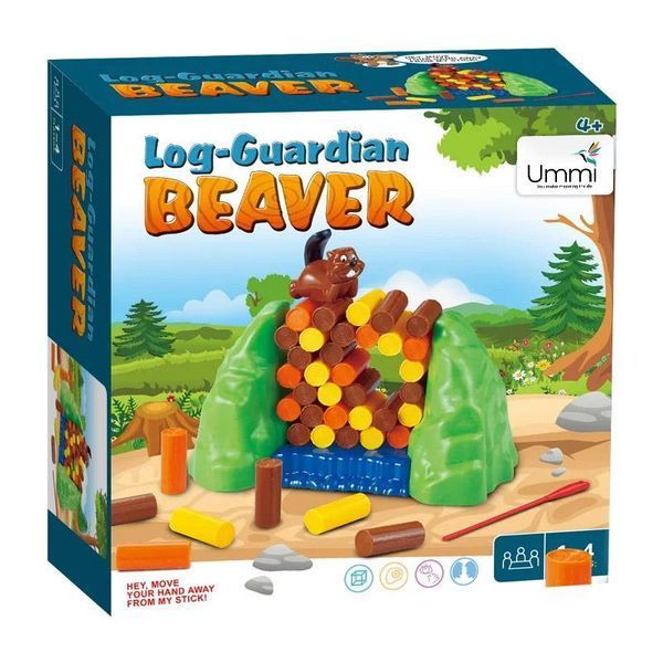 Настільна інтерактивна гра Ummi 556-A2 Log-Guardian Beaver Game 79507 фото