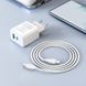 МЗП Borofone BA67A PD20W+QC3.0 (1USB-A/1C) + кабель Type-C to Type-C 57002 фото 7