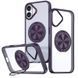 TPU+PC чохол Metal Ring with MagSafe для Apple iPhone 16 (6.1") 73478 фото 1