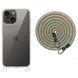 Чохол TPU Transparent with Straps для Apple iPhone 15 (6.1") 72067 фото 1