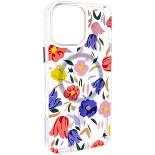 TPU+PC чохол Clear Garden with MagSafe для Apple iPhone 16 (6.1") 80892 фото