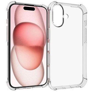TPU чохол GETMAN Ease logo посилені кути для Apple iPhone 16 Plus (6.7") 73459 фото