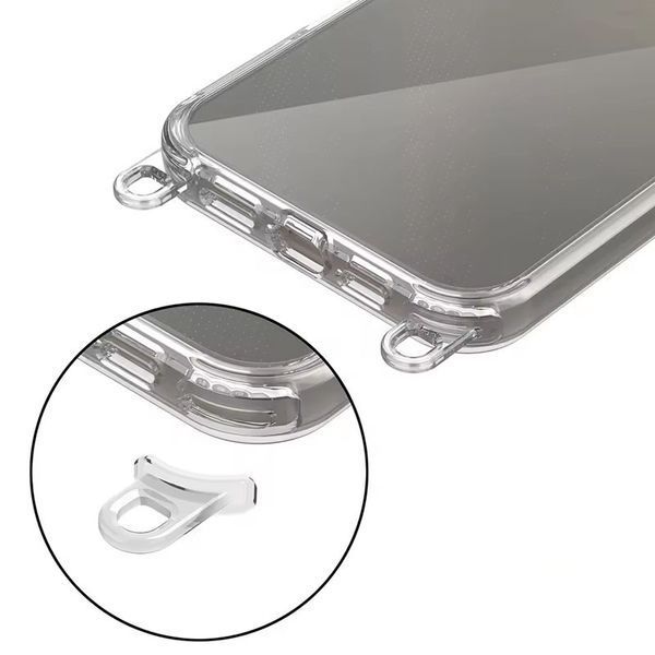 Чохол TPU Transparent with Straps для Apple iPhone 14 Pro Max (6.7") 72066 фото