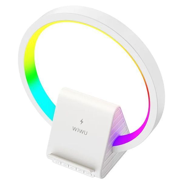 БЗП WIWU Wi-W021 2 in 1 Wireless Charger+Bluetooth Speaker 68522 фото