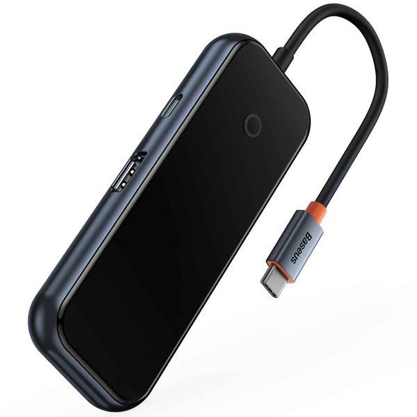 Перехідник Baseus Hub AcmeJoy 5-Port Type-C (HDMI*1+USB3.0*2+USB2.0*1+Type-C PD&Data*1) (WKJZ) 63728 фото
