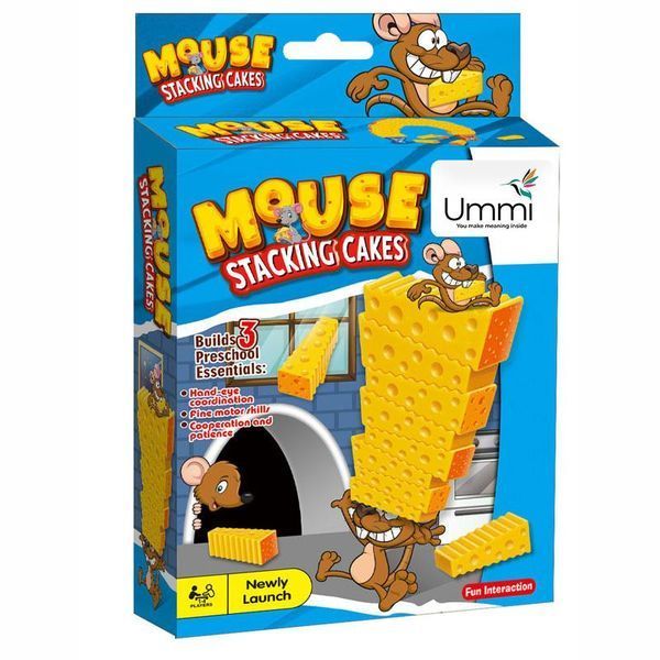 Настільна інтерактивна гра Ummi 707-B19 Mouse Stacking Cakes Game 79502 фото