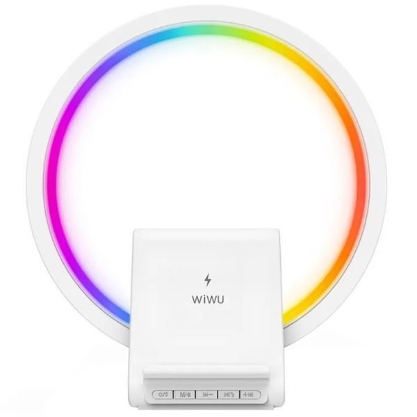 БЗП WIWU Wi-W021 2 in 1 Wireless Charger+Bluetooth Speaker 68522 фото
