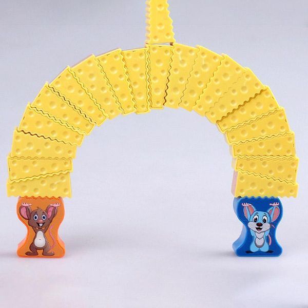 Настільна інтерактивна гра Ummi 707-B19 Mouse Stacking Cakes Game 79502 фото