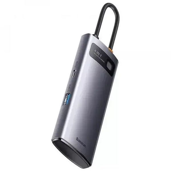 Перехідник HUB Baseus Metal Gleam Series 4-in-1 4xUSB3.0 (WKWG070013) 62775 фото