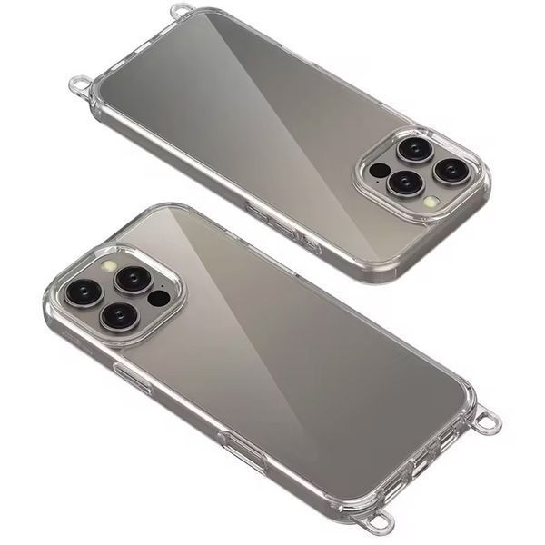 Чохол TPU Transparent with Straps для Apple iPhone 14 Pro Max (6.7") 72066 фото