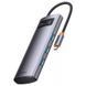 Перехідник HUB Baseus Metal Gleam Series 4-in-1 4xUSB3.0 (WKWG070013) 62775 фото 2