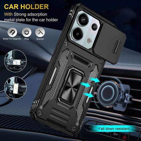 Ударостійкий чохол Camshield Army Ring для Xiaomi Redmi Note 13 4G 72803 фото